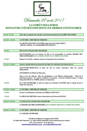 Agenda Litt' : La Forêt des Livres 2017